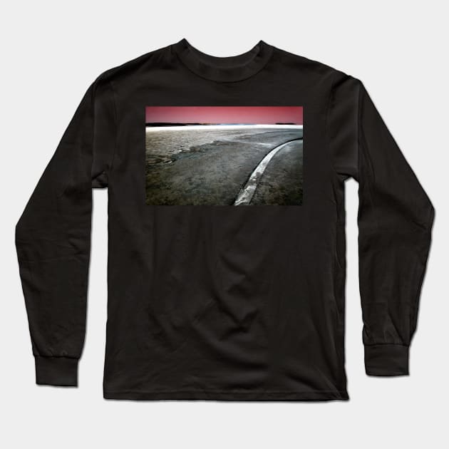 Salt Lake, the Coorong, South Australia Long Sleeve T-Shirt by rozmcq